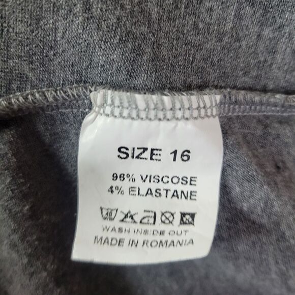 Gray Open Front Cardigan - Picture 3 of 8